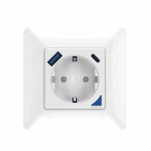Gniazdko ścienne Kontakt USB USB-C 16A WiFi Tuya