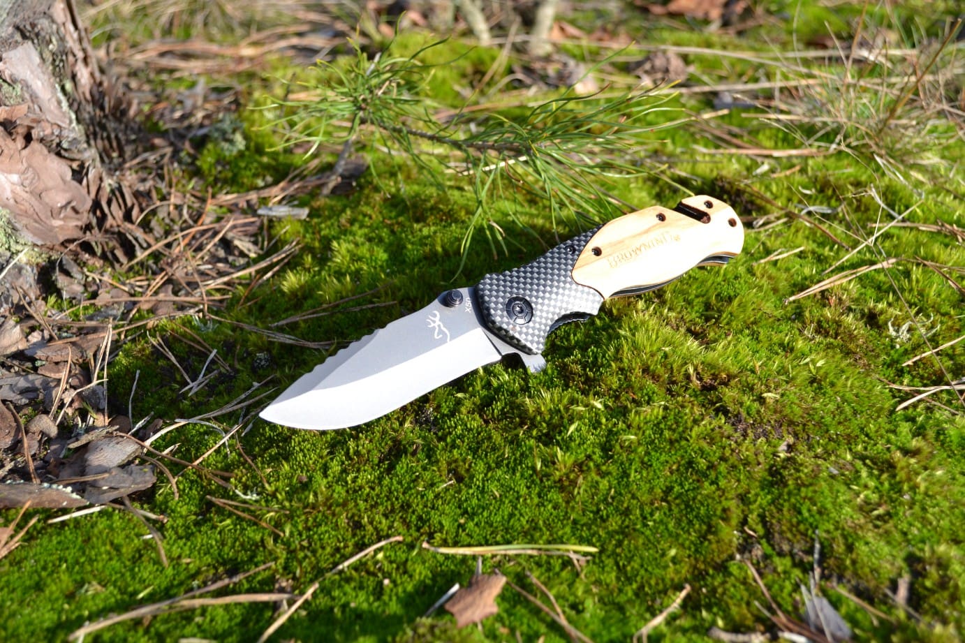 Nóż scyzoryk BROW taktyczny outdoorowy - obrazek 6