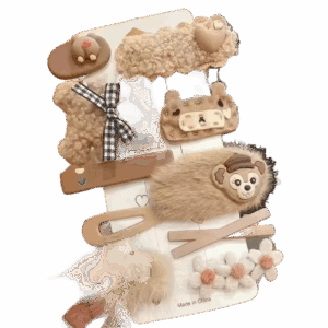 Komplet spinek, wsuwek do włosów Dziewczęcy Beż typ XVIII