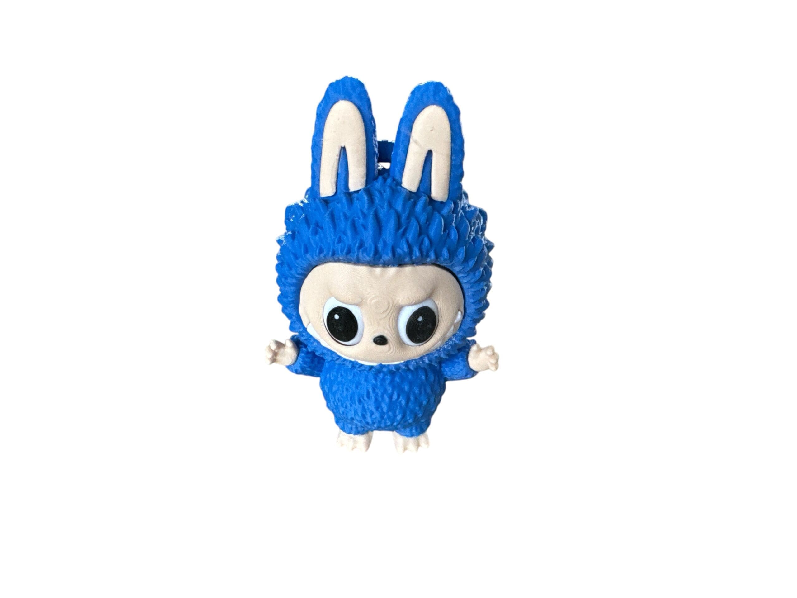 Labubu Brelok 3D Potworek Anime Figurka 11cm - Niebieski