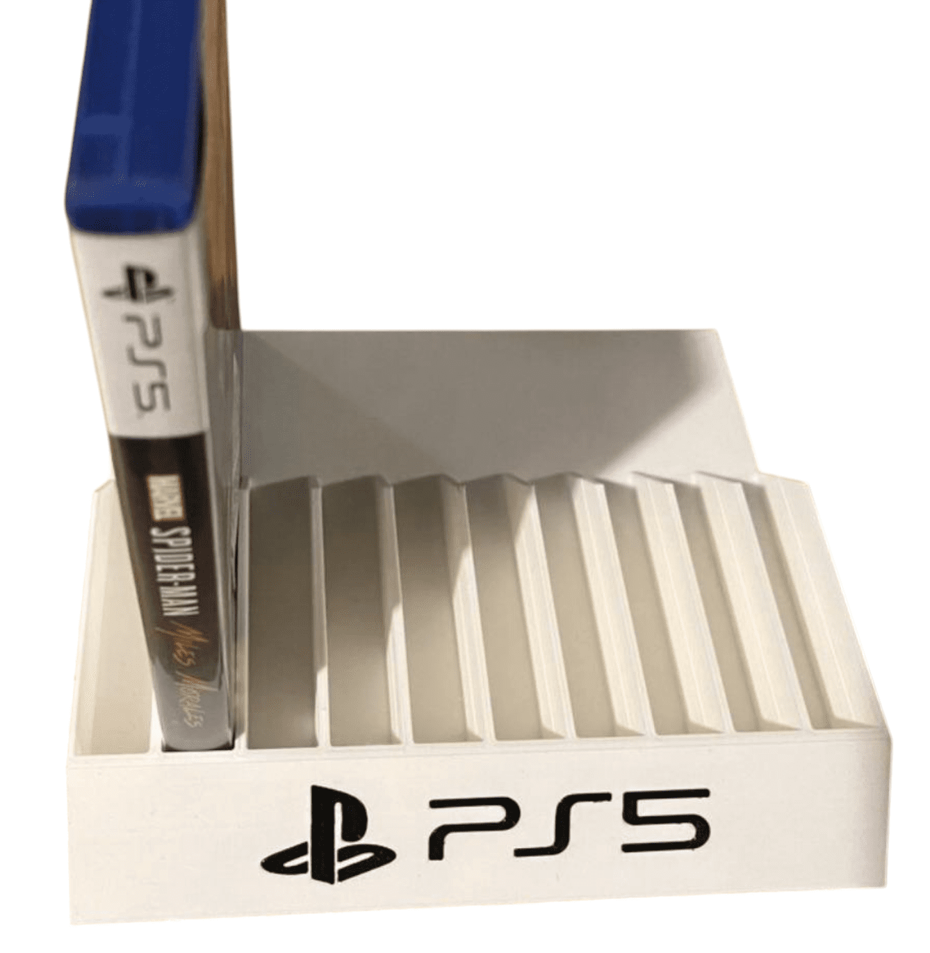 Podstawka stojak na gry - na 10 gier do PS5 PS4 PS3 - Biały - obrazek 3