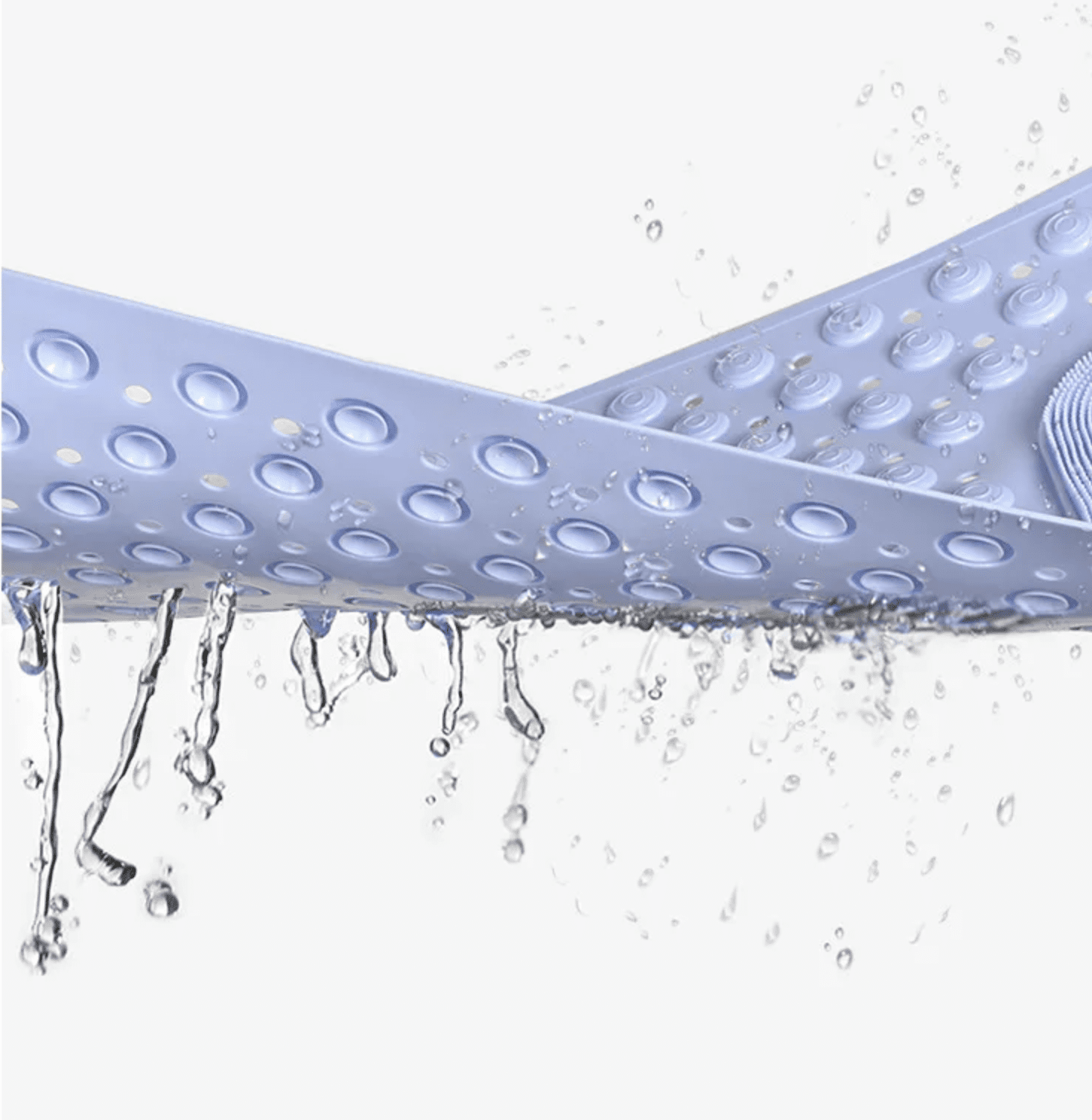 Mata Antypoślizgowa do łazienki, Niebieska - obrazek 5