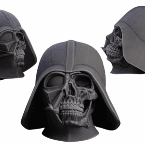 Figurka 3D Dark Vader z Czaszką 20 cm – Star Wars Hełm Dekoracja Sci-Fi Prezent Geek