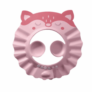 Daszek / Rondo Kąpielowe do Mycia Głowy Dzieci - Różowy Jelonek