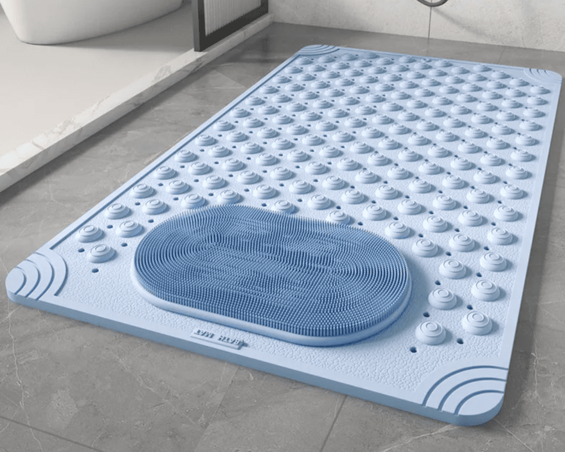 Mata Antypoślizgowa do łazienki, Niebieska - obrazek 2