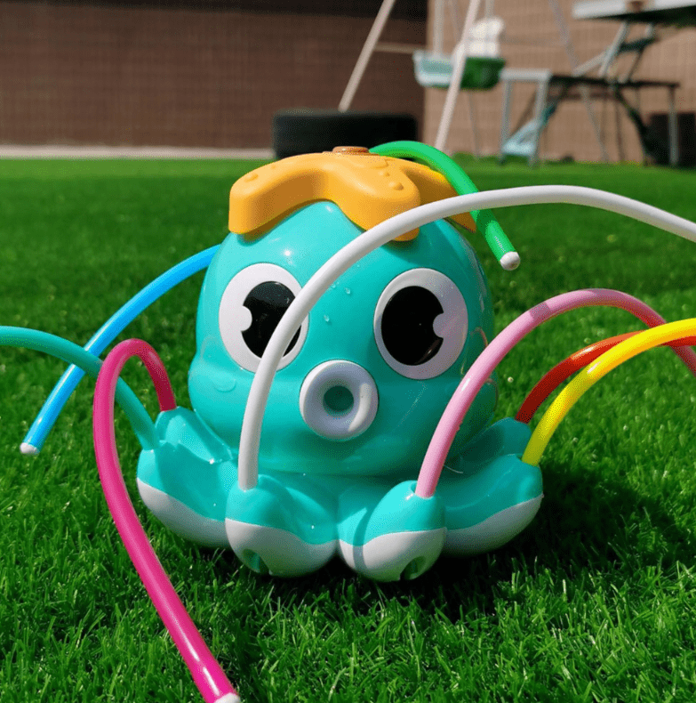 Zraszacz wodny dla dzieci ośmiornica z przyłączem do węża zabawa wodna - obrazek 5