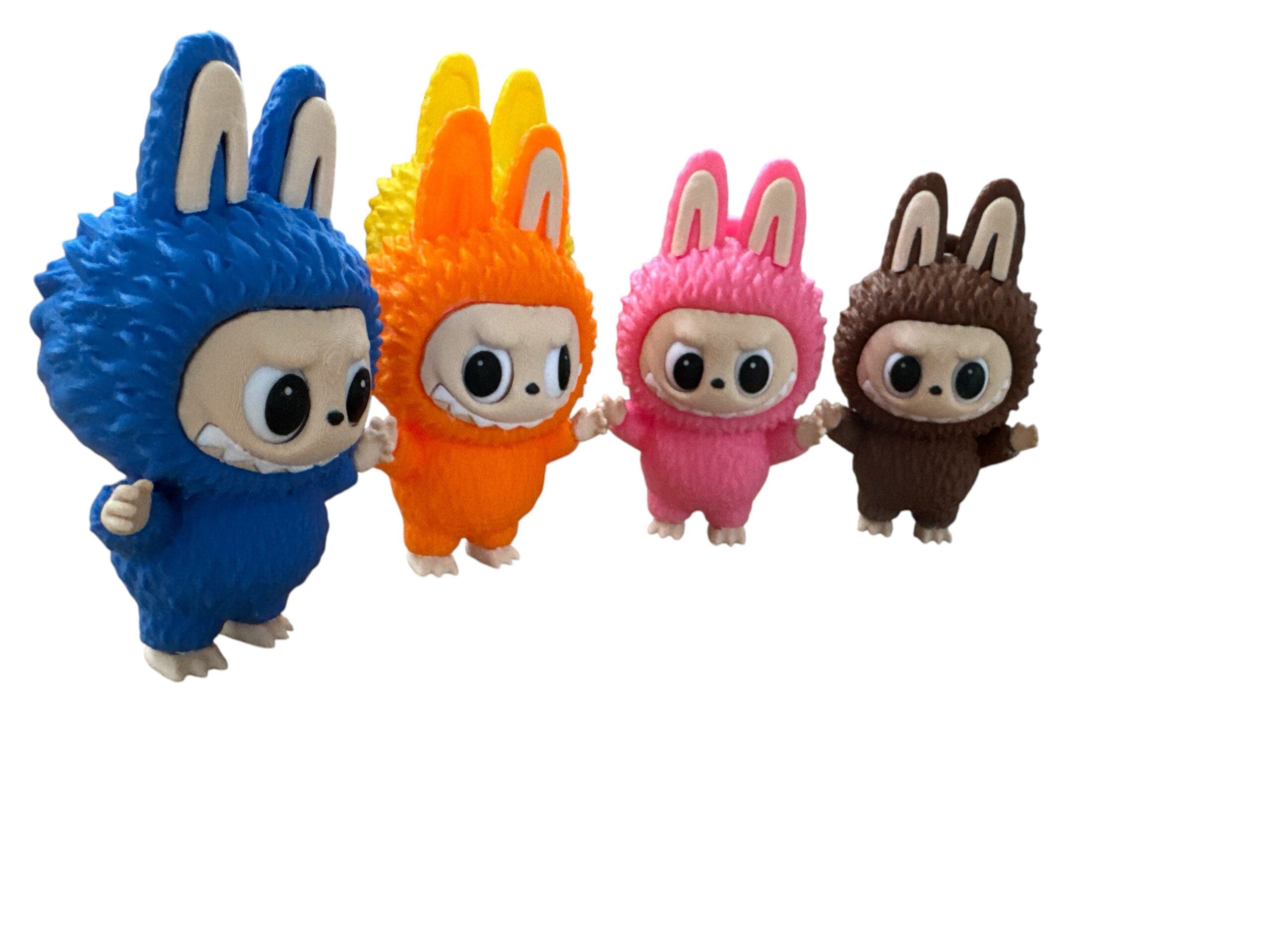 Labubu Brelok 3D Potworek Anime Figurka 11cm - Brązowy - obrazek 5