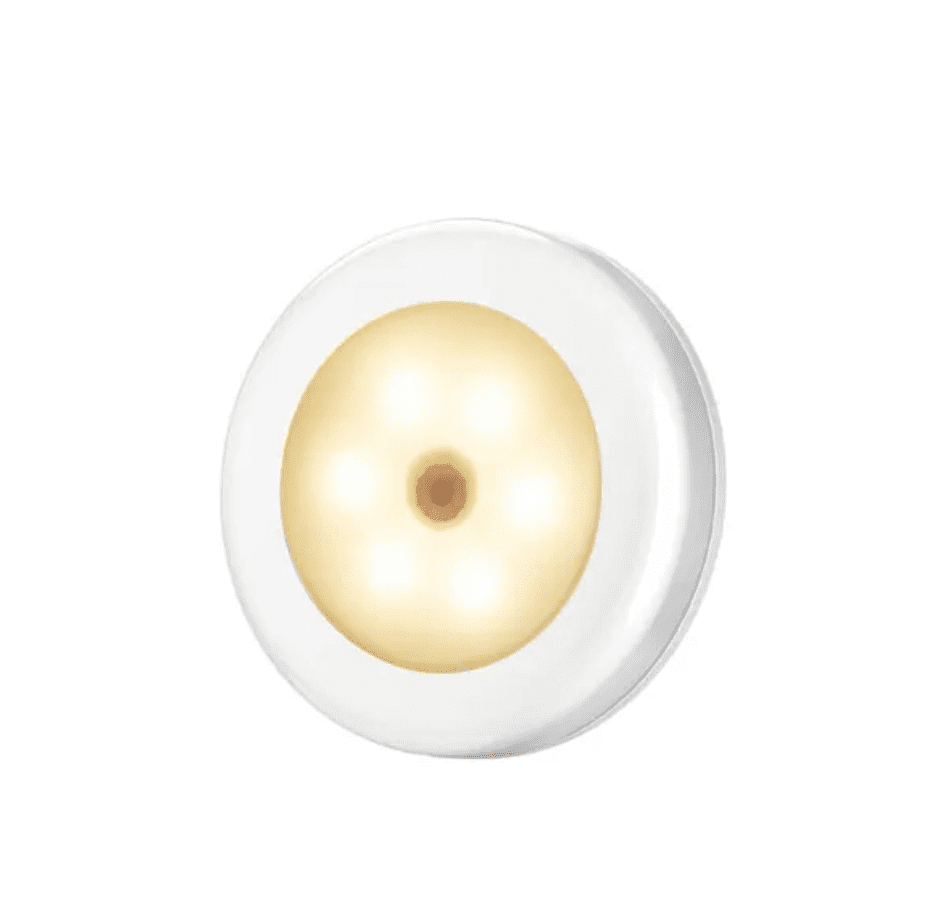 Lampka LED z czujnikiem ruchu na baterie - Ciepła Barwa