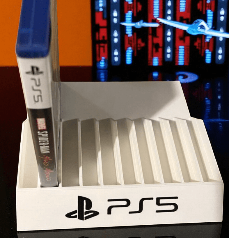 Podstawka stojak na gry - na 10 gier do PS5 PS4 PS3 - Biały - obrazek 4