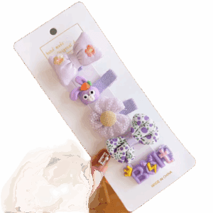 Zestaw wsuwek, spinek 5 sztuk dla Dziewczynki typ XIII