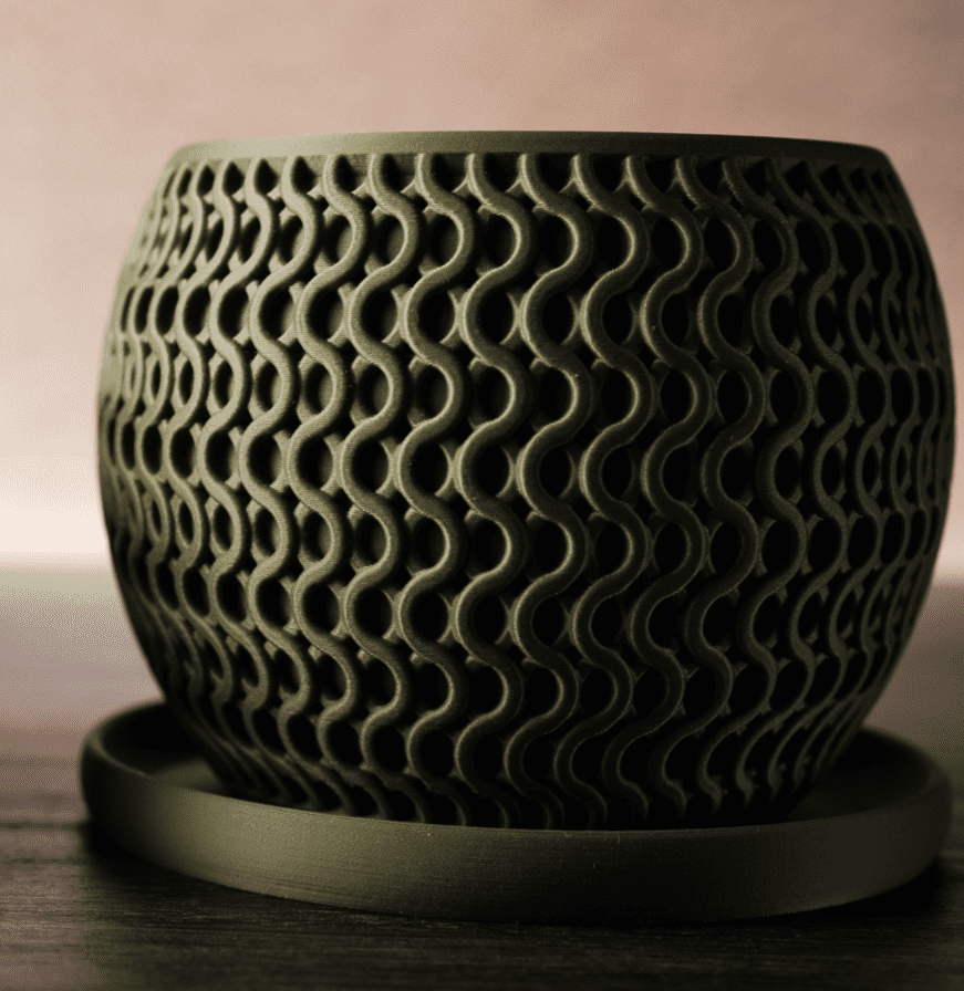 Echo Planter – geometryczna doniczka 3D z nowoczesnym designem - obrazek 7