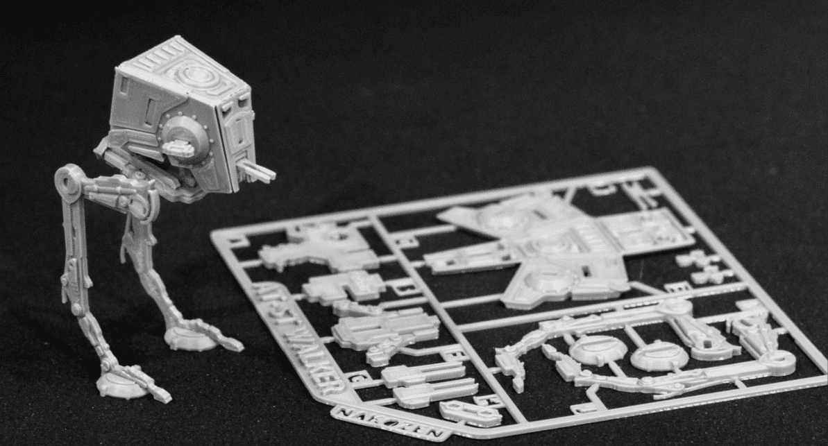 Model do złożenia 3D dla fanów Star Wars - AT-ST Walker Kit Card - obrazek 8