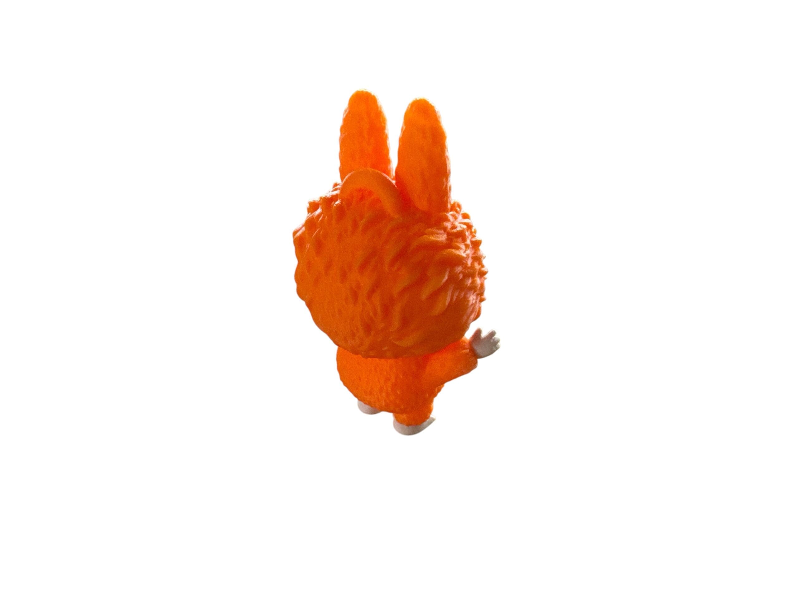 Labubu Brelok 3D Potworek Anime Figurka 11cm - Pomarańczowy - obrazek 6