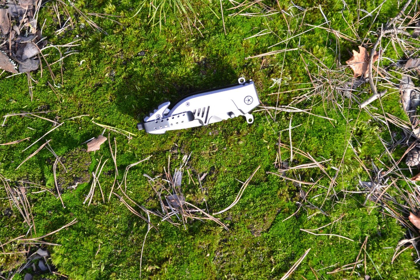 Nóż taktyczny outdoor survival tytanowy kompas PREZENT - obrazek 3