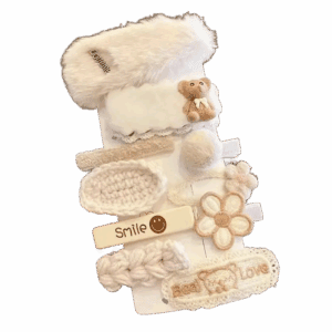 Komplet spinek, wsuwek do włosów Dziewczęcy Beż typ XIX