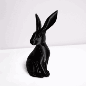 Zajączek Królik Wielkanocny Wielkanoc 15 cm - Czarny Mat