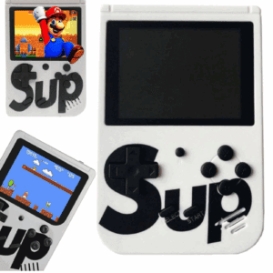 Konsola Retro Mini 400 Gier, przenośna BIAŁA