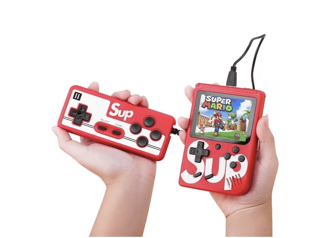 Konsola Retro Mini 400 Gier, przenośna + PAD dla dwóch graczy - obrazek 2