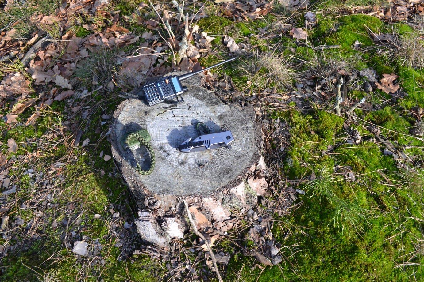 Nóż taktyczny outdoor survival tytanowy kompas PREZENT - obrazek 4