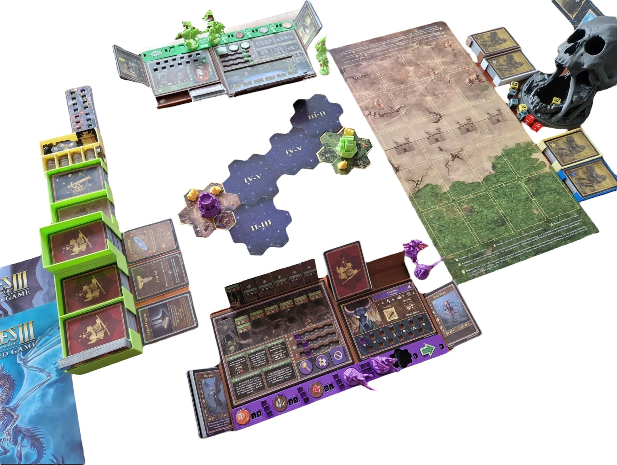 Heroes 3 M&M Organizer Gracza / Planszetka / Plansza / Gra Planszowa - obrazek 2