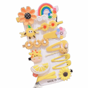 Zestaw wsuwek, spinek 14 sztuk dla Dziewczynki typ VII