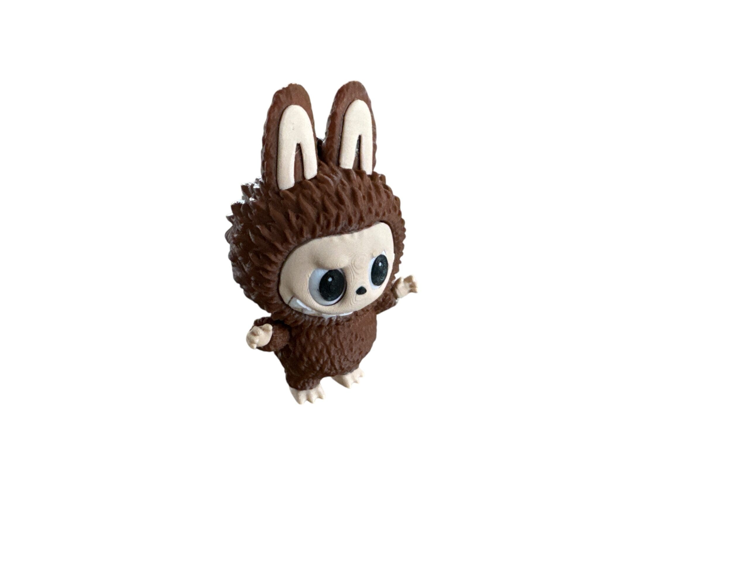 Labubu Brelok 3D Potworek Anime Figurka 11cm - Brązowy - obrazek 3