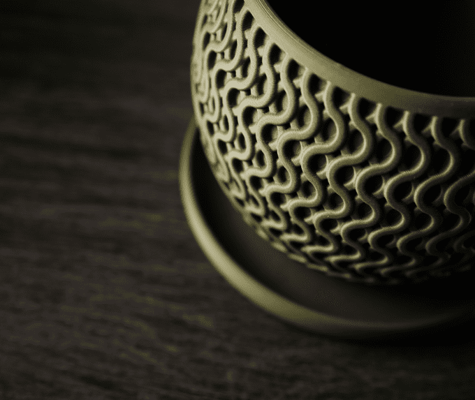 Echo Planter – geometryczna doniczka 3D z nowoczesnym designem - obrazek 6