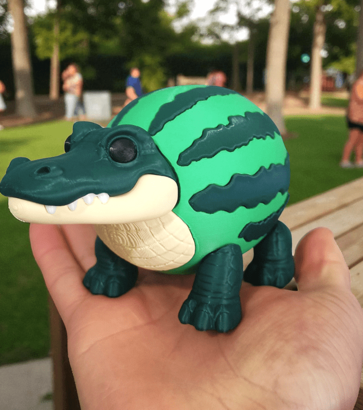 Figurka Glorbo fruttodrillo 15 cm przegubowa Tik Tok Viral - obrazek 5