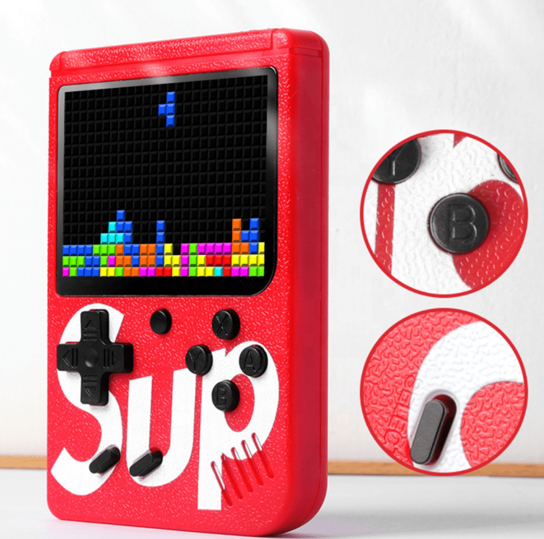 Konsola Retro Mini 400 Gier, przenośna + PAD dla dwóch graczy - obrazek 3