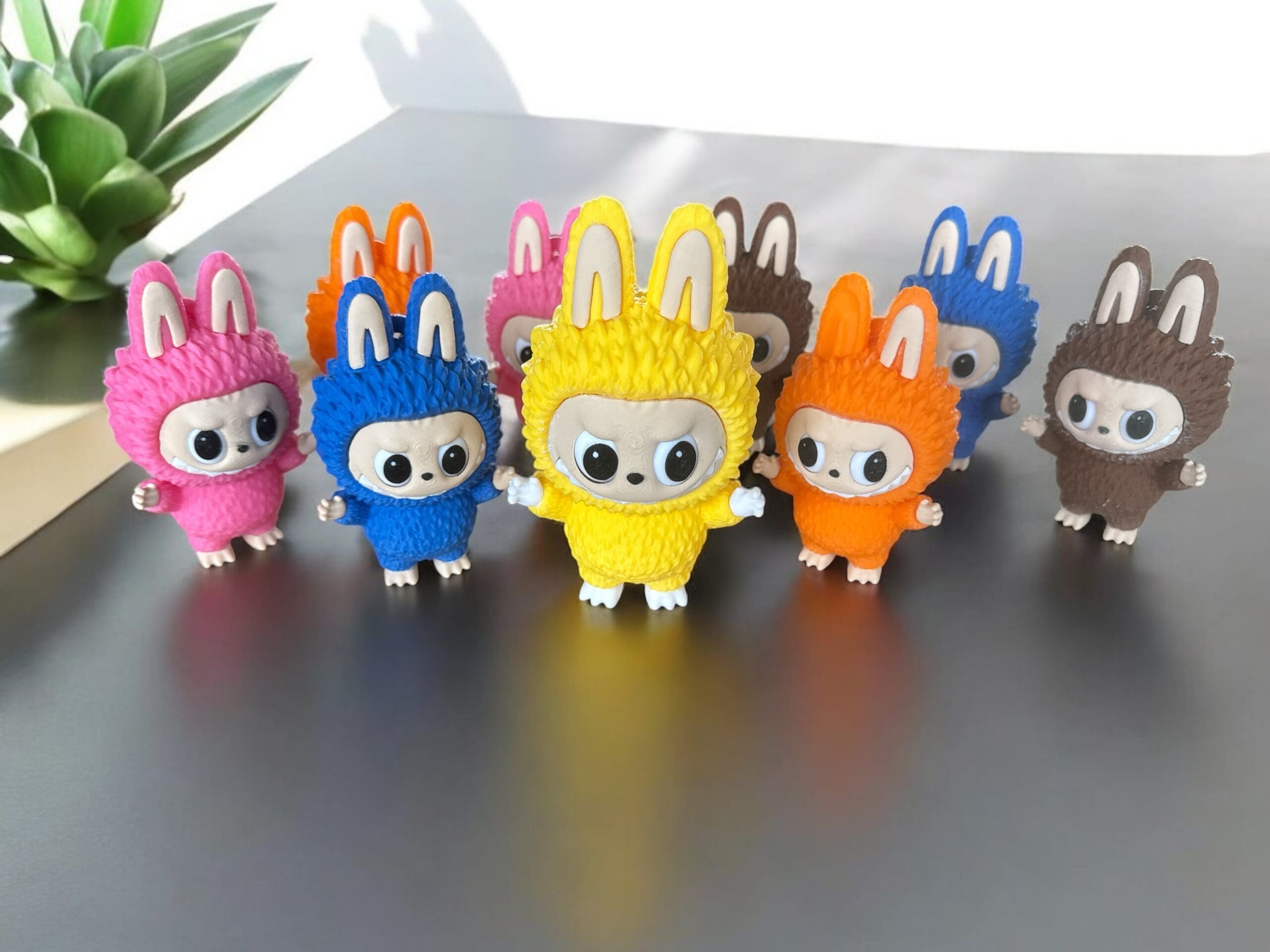 Labubu Brelok 3D Potworek Anime Figurka 11cm - Brązowy - obrazek 4