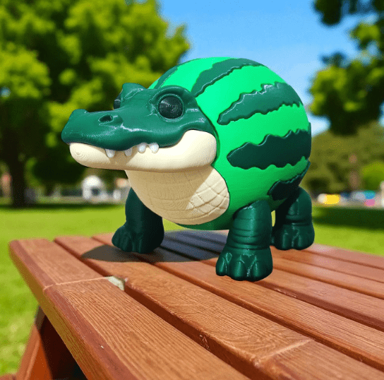 Figurka Glorbo fruttodrillo 15 cm przegubowa Tik Tok Viral - obrazek 2