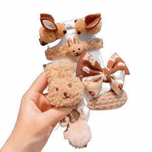 Komplet spinek, wsuwek do włosów Dziewczęcy Beż typ XXVI