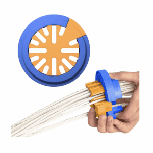 ORGANIZER WIĄZEK KABLI GRZEBIEŃ KABLOWY CZESAK DO KABLI Sieciowych 10 cm