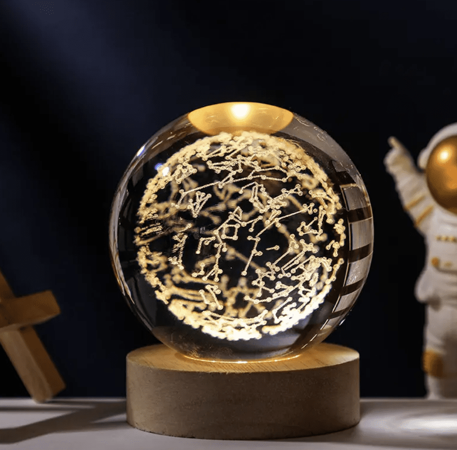 Lampka Nocna Dla Dzieci 3D, USB - Gwiazdozbiór - obrazek 5