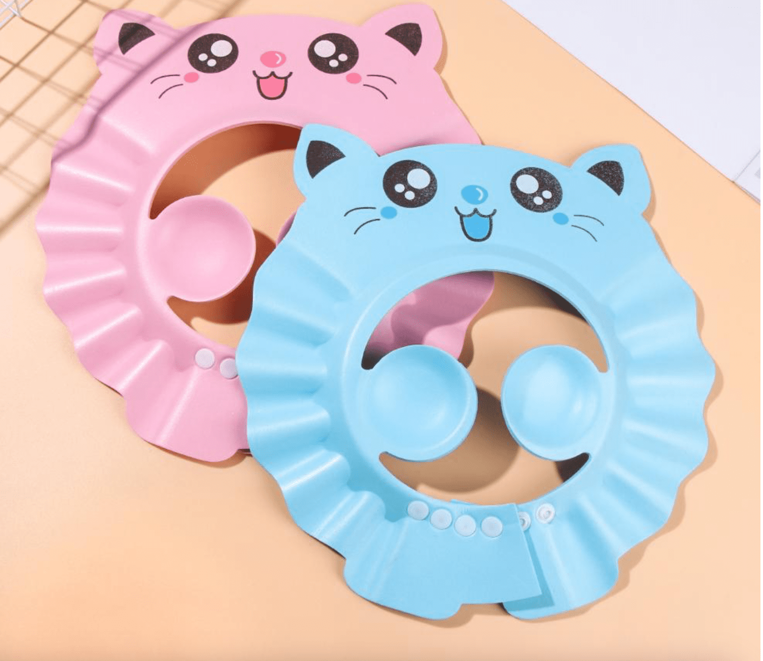 Daszek / Rondo Kąpielowe do Mycia Głowy Dzieci - Odcienie Niebieskiego - obrazek 3