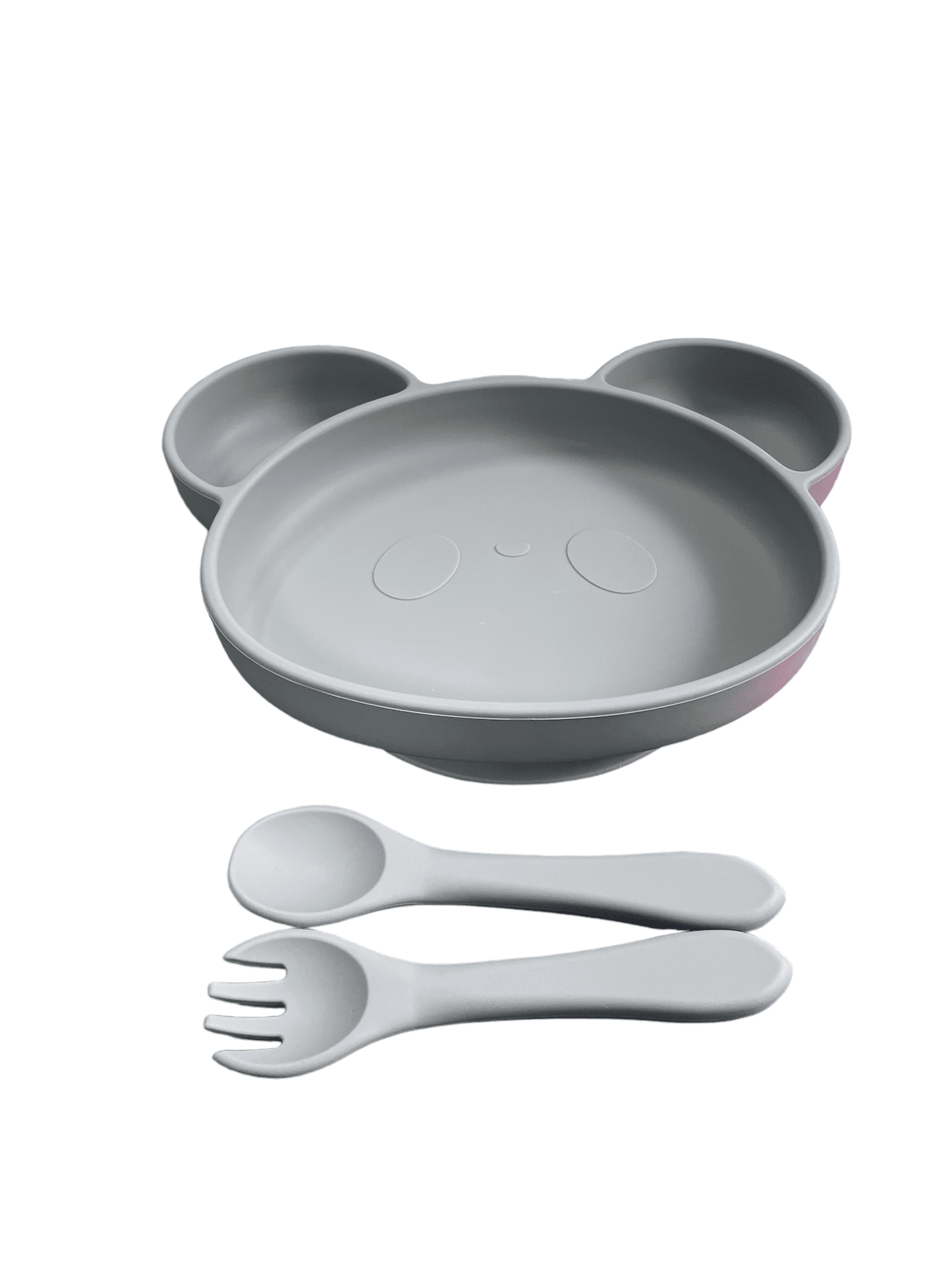 Zestaw Silikonowy Dla Niemowląt dzieci 6 elementów - Niebieski/Szary - obrazek 3