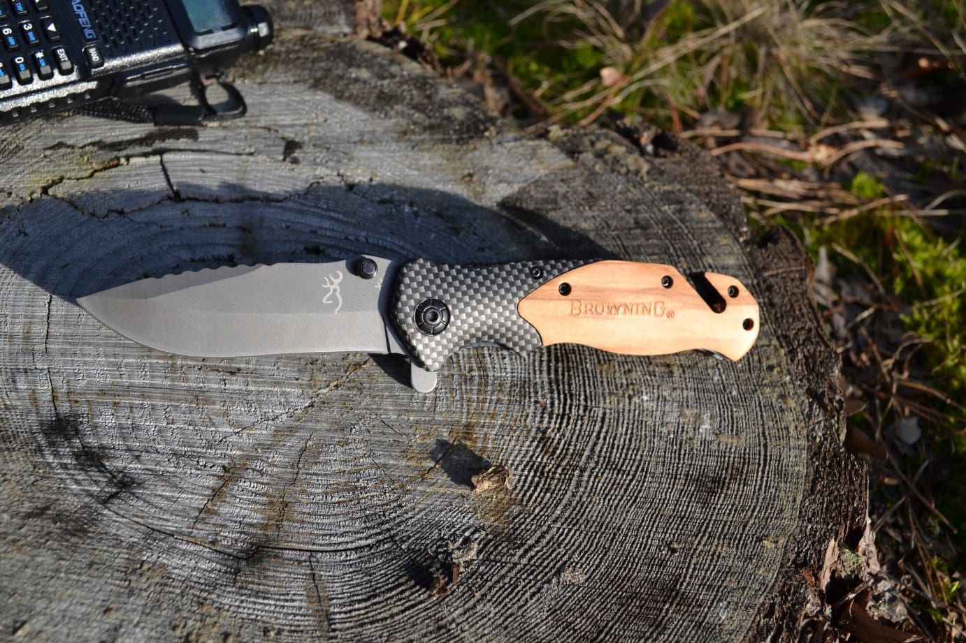 Nóż scyzoryk BROW taktyczny outdoorowy - obrazek 3