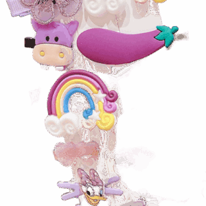 Zestaw wsuwek, spinek 14 sztuk Kolorowe typ XL