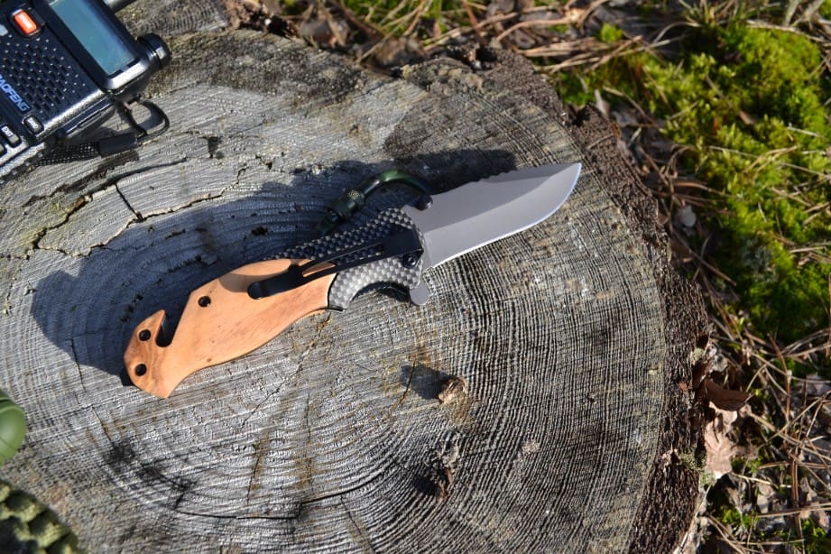 Nóż scyzoryk BROW taktyczny outdoorowy - obrazek 4