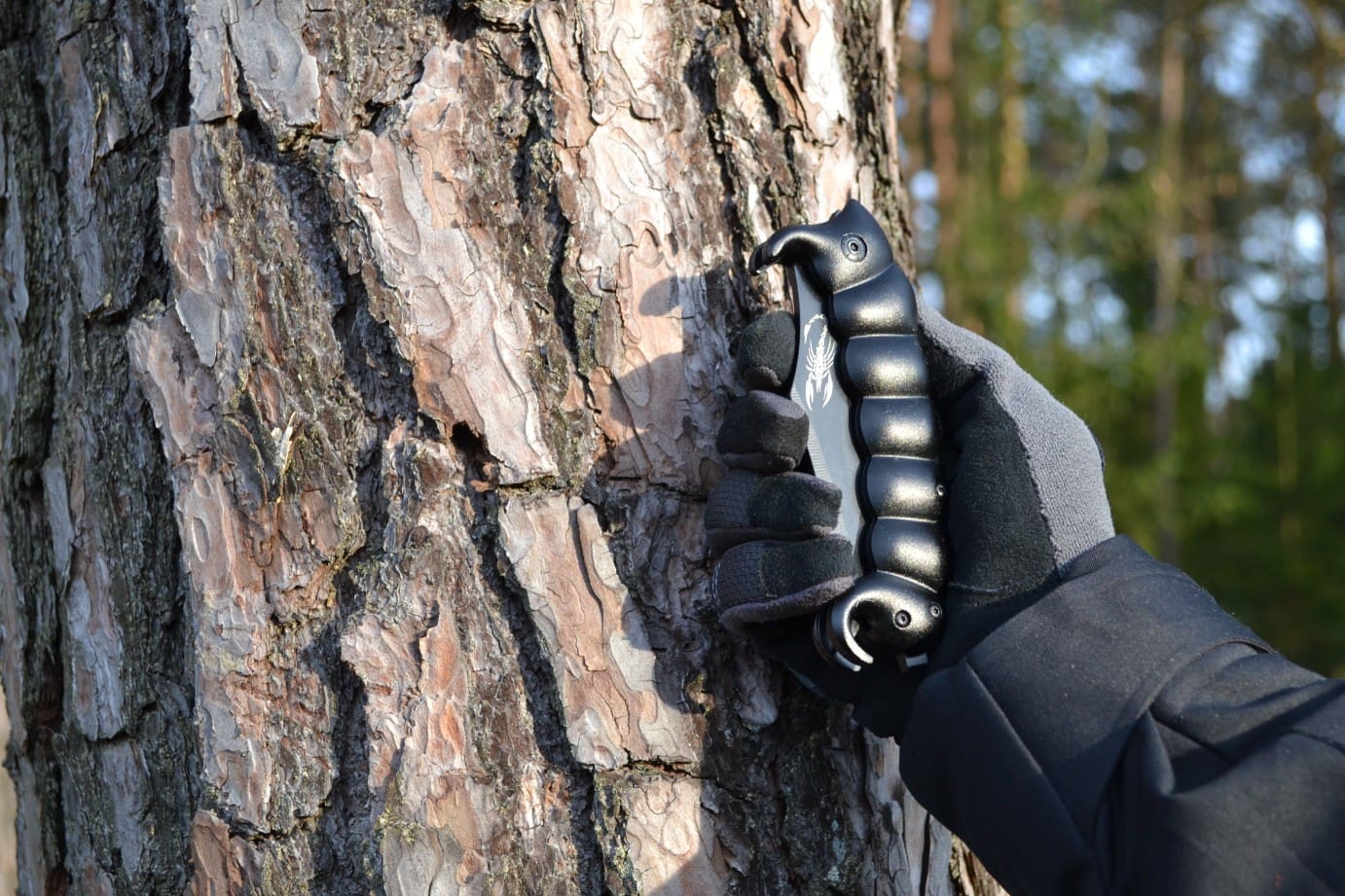 Nóż taktyczny, NÓŻ SKŁADANY skorpion, camping, survival - obrazek 7