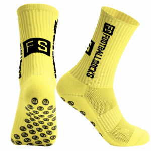 Skarpety Piłkarskie Antypoślizgowe FS 39-45 - Żółte