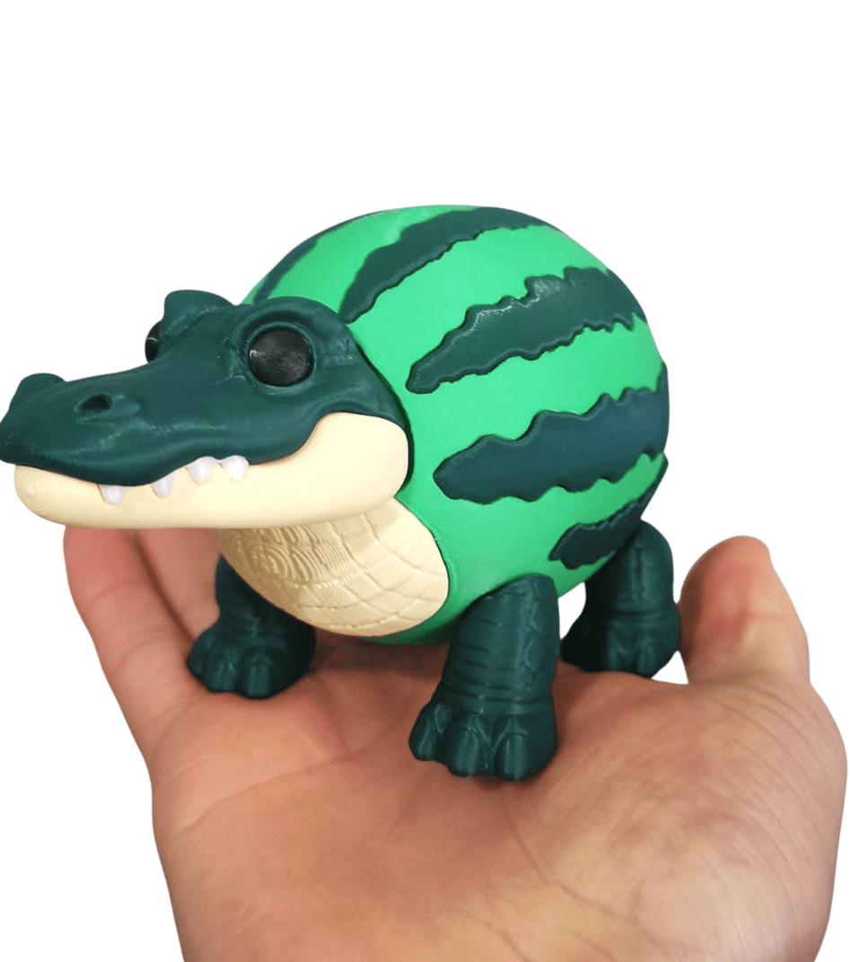 Figurka Glorbo fruttodrillo 15 cm przegubowa Tik Tok Viral - obrazek 3