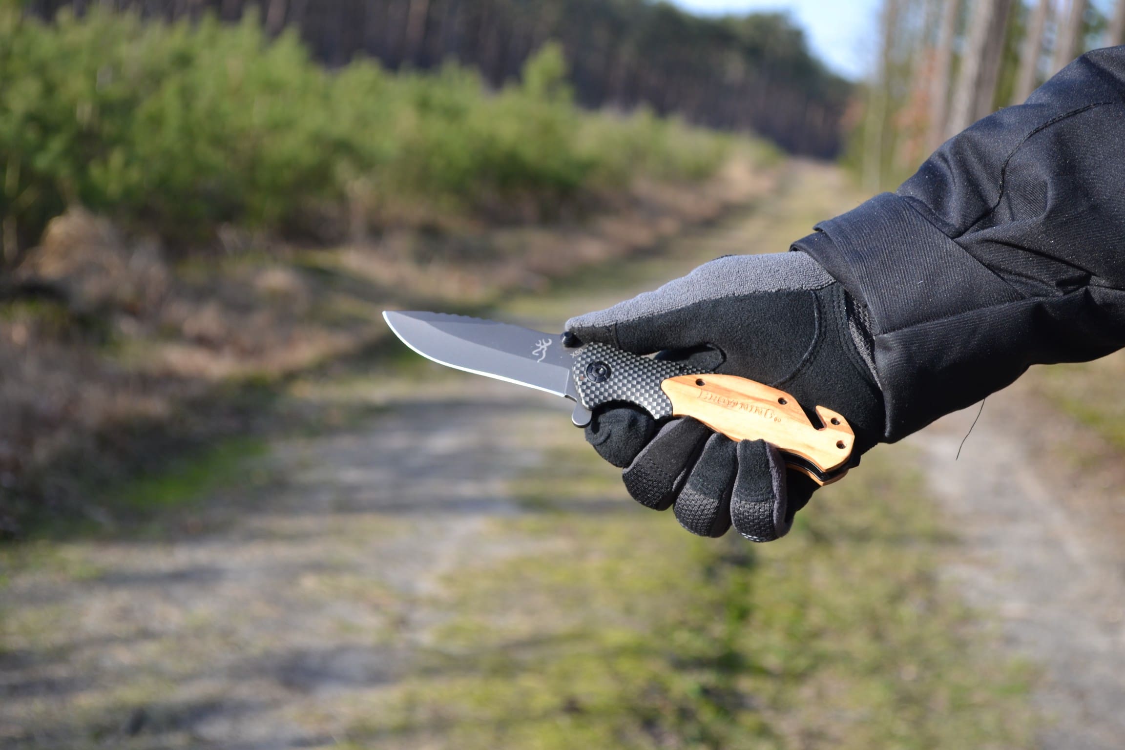 Nóż scyzoryk BROW taktyczny outdoorowy - obrazek 9