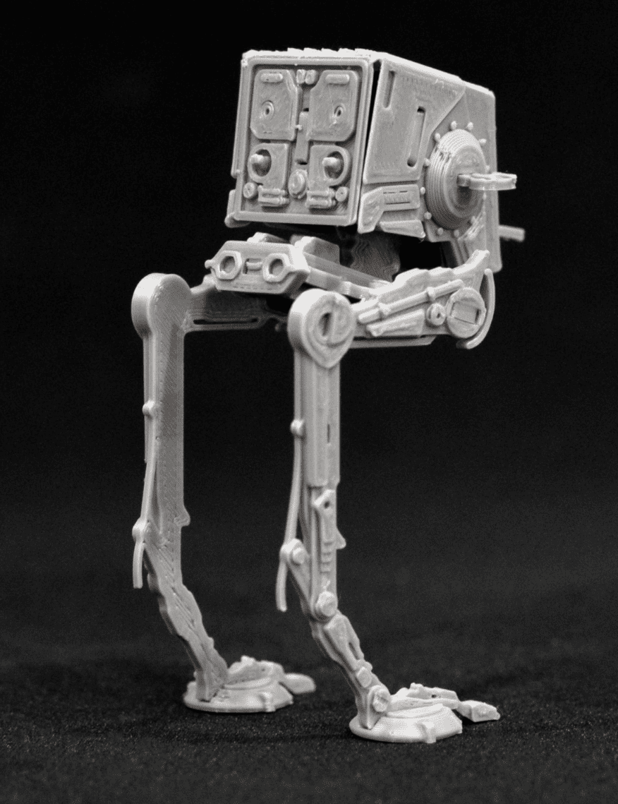 Model do złożenia 3D dla fanów Star Wars - AT-ST Walker Kit Card - obrazek 4