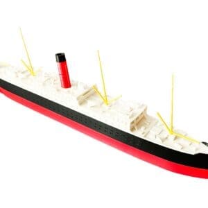 RMS Carpathia 33 cm  - Model Kolekcjonerski 3D !  (Skala 1:1000)