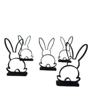 Zajączek Królik Wielkanocny Wielkanoc 5 szt. 12 cm
