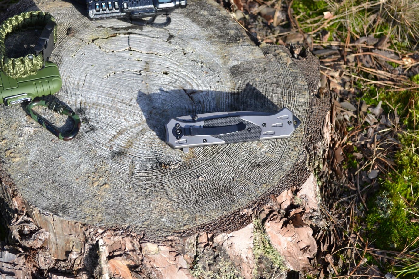 Nóż survivalowy dodatek do plecaka stal nierdzewna - obrazek 2