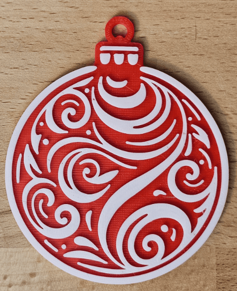 Zestaw ozdobnych bombek 3D na choinkę - Christmas Balls Set - obrazek 6