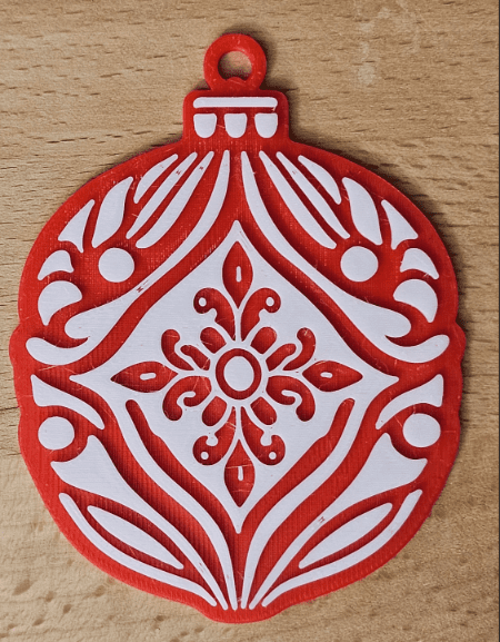 Zestaw ozdobnych bombek 3D na choinkę - Christmas Balls Set - obrazek 5