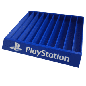 Stojak Na Gry PlayStation Game Holder PS2 / PS3 / PS4 / PS5 - Niebieski 10 slot